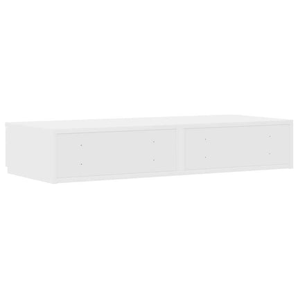 Sänglådor med låda Vit 90 x 36,5 x 16,5 cm Konstruerat trä