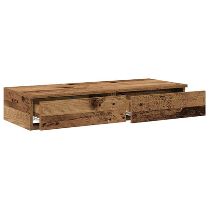 Sänglådor Gammalt trä 90 x 36,5 x 16,5 cm Konstruerat trä