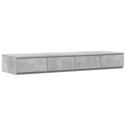 Sänglådor Betonggrå 120 x 36,5 x 16,5 cm Konstruerat trä