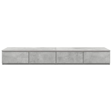 Sänglådor Betonggrå 120 x 36,5 x 16,5 cm Konstruerat trä