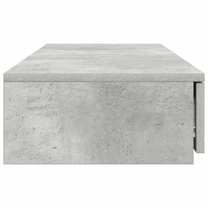 Sänglådor Betonggrå 120 x 36,5 x 16,5 cm Konstruerat trä
