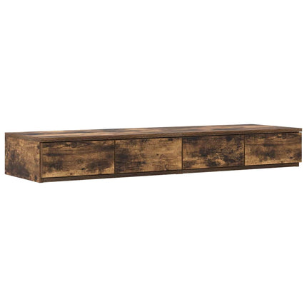 Sänglådor med låda Rökt ek 120 x 36,5 x 16,5 cm Konstruerat trä