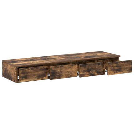 Sänglådor med låda Rökt ek 120 x 36,5 x 16,5 cm Konstruerat trä