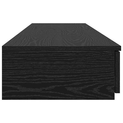Sänglådor Svart Ek 140 x 36,5 x 16,5 cm Konstruerat trä