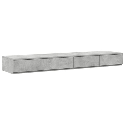 Sänglådor Betonggrå 150 x 36,5 x 16,5 cm Konstruerat trä