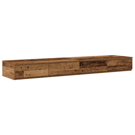 Sänglådor Gammalt trä 150 x 36,5 x 16,5 cm Konstruerat trä