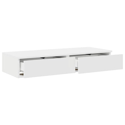 Sänglådor Vit 75 x 36,5 x 16,5 cm Konstruerat trä