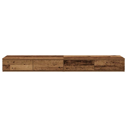 Sänglådor Gammalt trä 160 x 36,5 x 16,5 cm Konstruerat trä