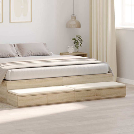 Sänglådor Sonoma-ek 180 x 36,5 x 16,5 cm Konstruerat trä