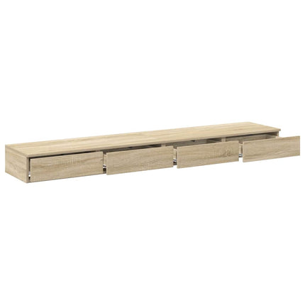 Sänglådor Sonoma-ek 180 x 36,5 x 16,5 cm Konstruerat trä