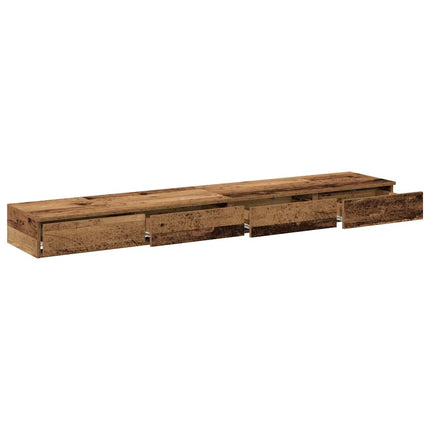 Sänglådor Gammalt trä 180 x 36,5 x 16,5 cm Konstruerat trä