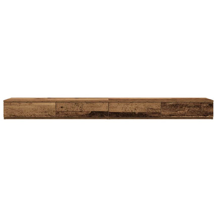 Sänglådor Gammalt trä 180 x 36,5 x 16,5 cm Konstruerat trä