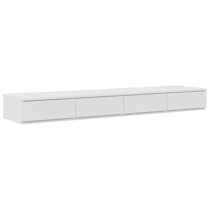 Sänglådor med låda Vit 135 x 36,5 x 16,5 cm Konstruerat trä