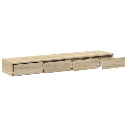 Sänglådor Sonoma-ek 135 x 36,5 x 16,5 cm Konstruerat trä