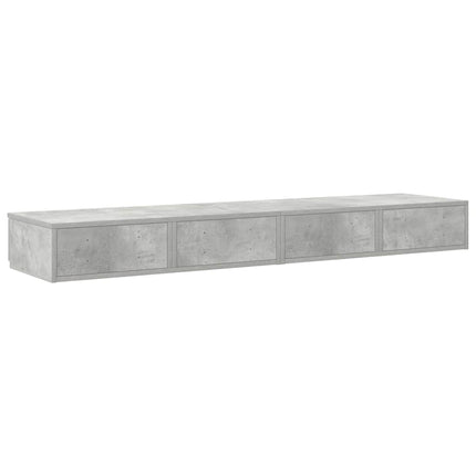 Sänglådor Betonggrå 135 x 36,5 x 16,5 cm Konstruerat trä