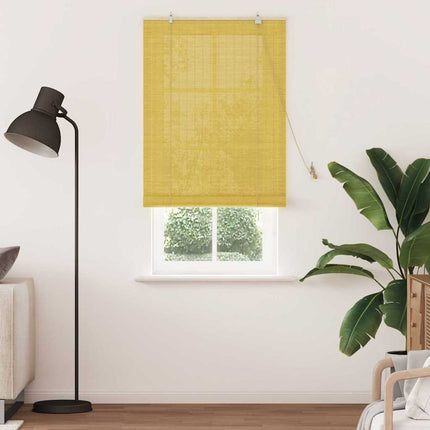 Rullgardin Gul 90 x 220 cm Bambu