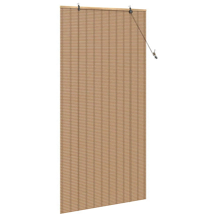 Rullgardin med gardiner Natur 100 x 220 cm Bambu