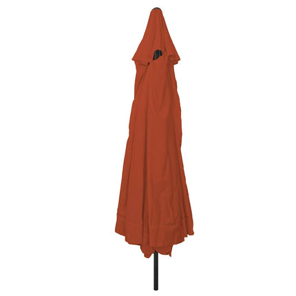 Trädgårdsparasol Terracotta 394 x 394 x 248 cm