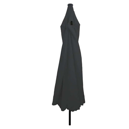 Trädgårdsparasol Antracit 395 x 395 x 245 cm Polyester