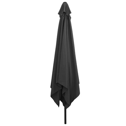 Trädgårdsparasol Antracit 295 x 295 x 245 cm Polyester och Stål
