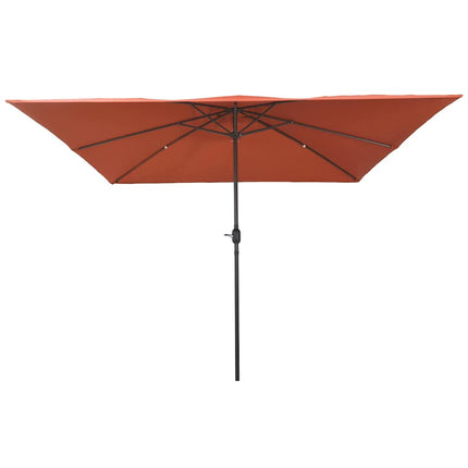 Trädgårdsparasol Terracotta 295 x 295 x 245 cm