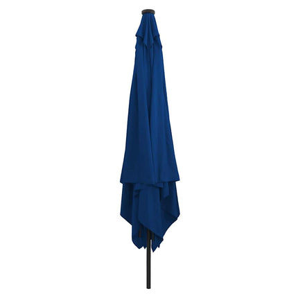 Trädgårdsparasol Azurblå 295 x 295 x 245 cm Polyester och Stål