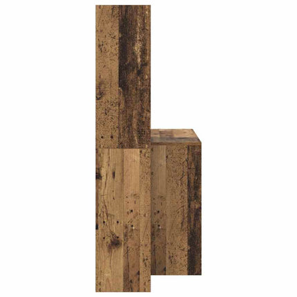 Skrivbord Gammalt trä 138,5 x 55 x 143 cm Konstruerat trä
