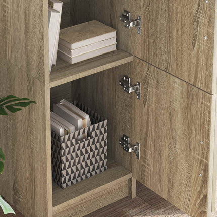 Skrivbord Sonoma-ek 133.5 x 50 x 124 cm 2 st