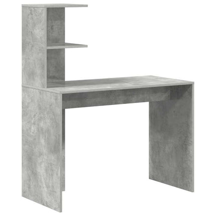 Skrivbord 2 pcs Betonggrå