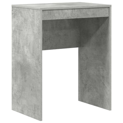 Skrivbord med låda med hylla med lagring 2 pcs Betonggrå