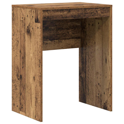 Skrivbord med låda med hylla med lagring 2 pcs Gammalt trä