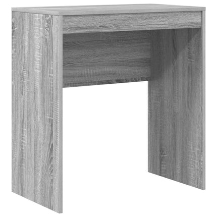 Skrivbord med låda med hylla med lagring 2 pcs Grå Sonoma