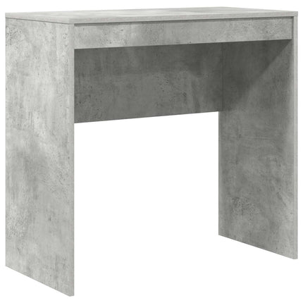 Skrivbord med låda med hylla med lagring 2 pcs Betonggrå