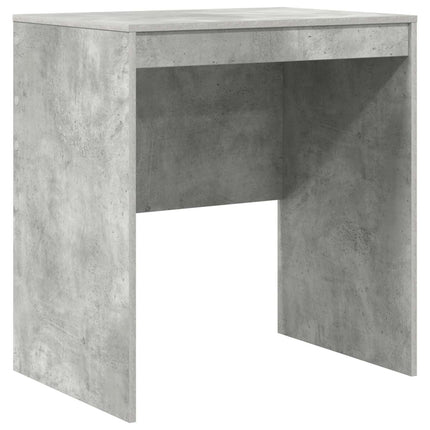 Skrivbord med låda med hylla med lagring 2 pcs Betonggrå
