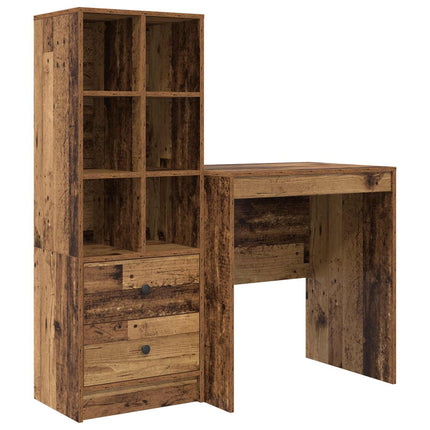 Skrivbord Gammalt trä 115,5 x 50 x 127 cm 2 st