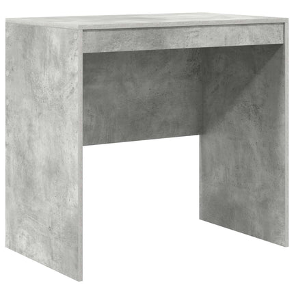 Skrivbord med låda med hylla med lagring 2 pcs Betonggrå