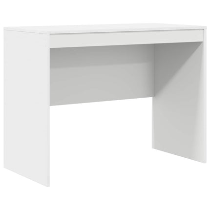 Skrivbord med låda 2 pcs Vit