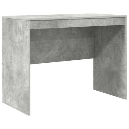 Skrivbord med låda 2 pcs Betonggrå