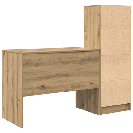 Skrivbord med låda 2 pcs Artisan Ek
