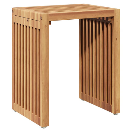 Trädgårds Sidobord 3 pcs Brun 33 x 44,5 x 51 cm Massivt teakträ