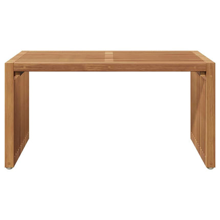 Trädgårds Sidobord Brun 70 x 37,5 x 35,5 cm Massivt teakträ