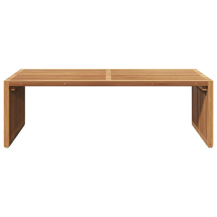 Trädgårds Sidobord Brun 110 x 55 x 35,5 cm Massivt teakträ