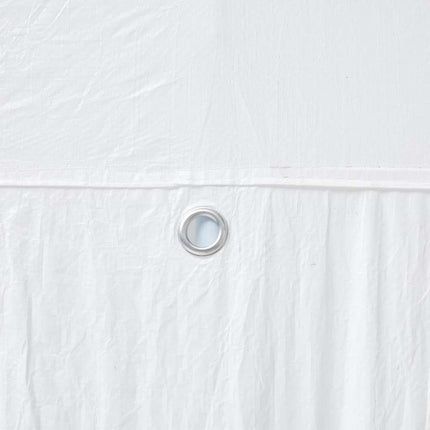 Partytält Vit 400 x 400 x 266 cm Polyeten och Stål