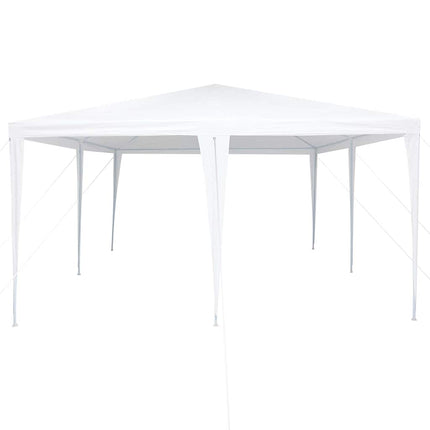 Partytält Vit 400 x 400 x 266 cm Polyeten och Stål