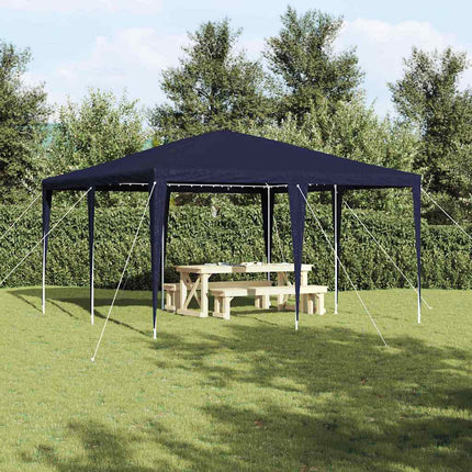 Partytält Blå 400 x 400 x 266 cm Polyeten och Stål