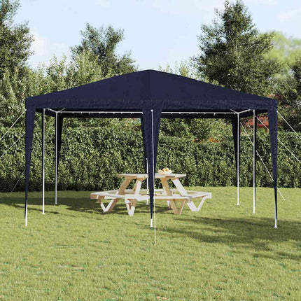 Partytält Blå 400 x 400 x 266 cm Polyeten och Stål