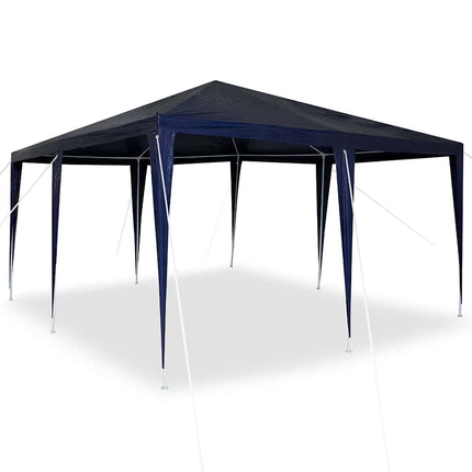 Partytält Blå 400 x 400 x 266 cm Polyeten och Stål