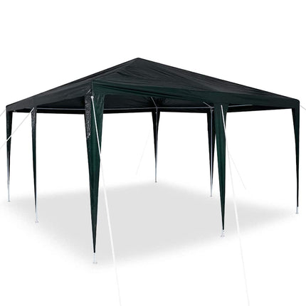 Partytält Grön 400 x 400 x 266 cm Polyeten och Stål