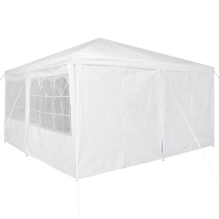 Partytält Vit 400 x 400 x 266 cm polyeten