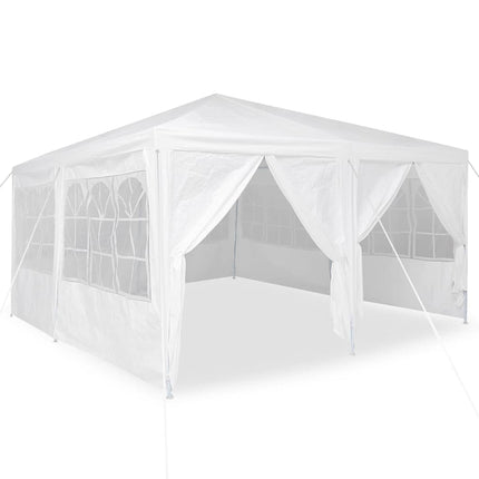 Partytält Vit 400 x 400 x 266 cm polyeten